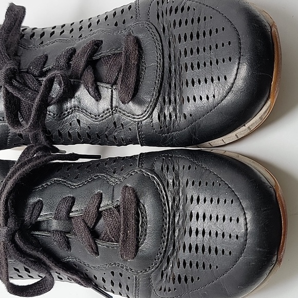 Dansko Charlie Black Leather Perforated Lace Up Sneaker Support EU 38 US 7.5 - Picture 13 of 16